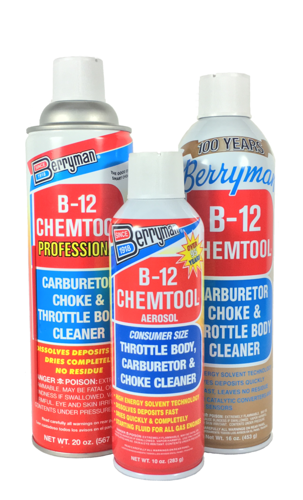 Berryman B 12 Chemtool Carburetor Choke And Throttle Body Cleaner Not Voc Compliant In Some States Berryman Products